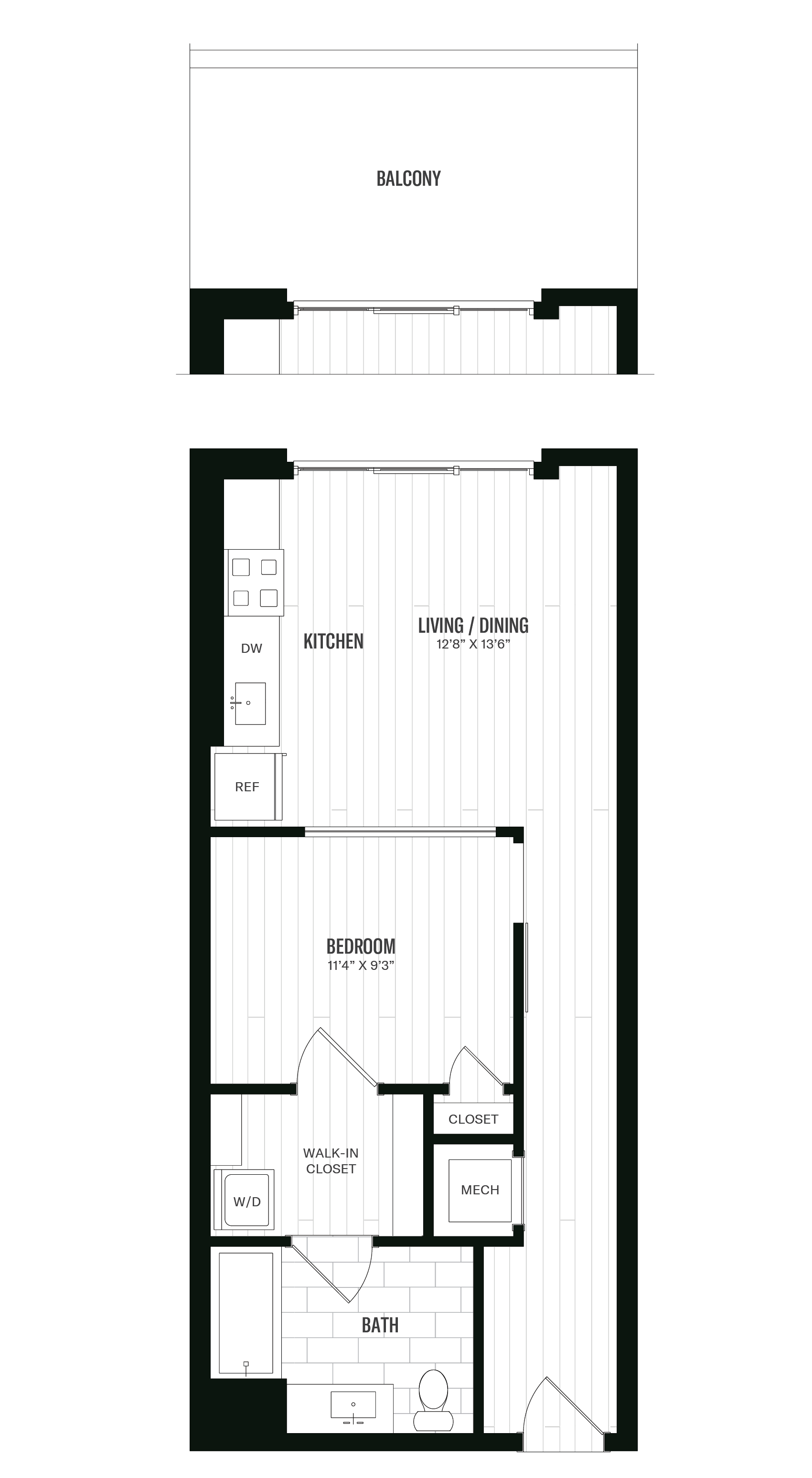 Floorplan image of unit 331